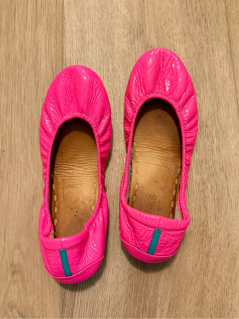 Pop Pink Tieks Ballet Flats